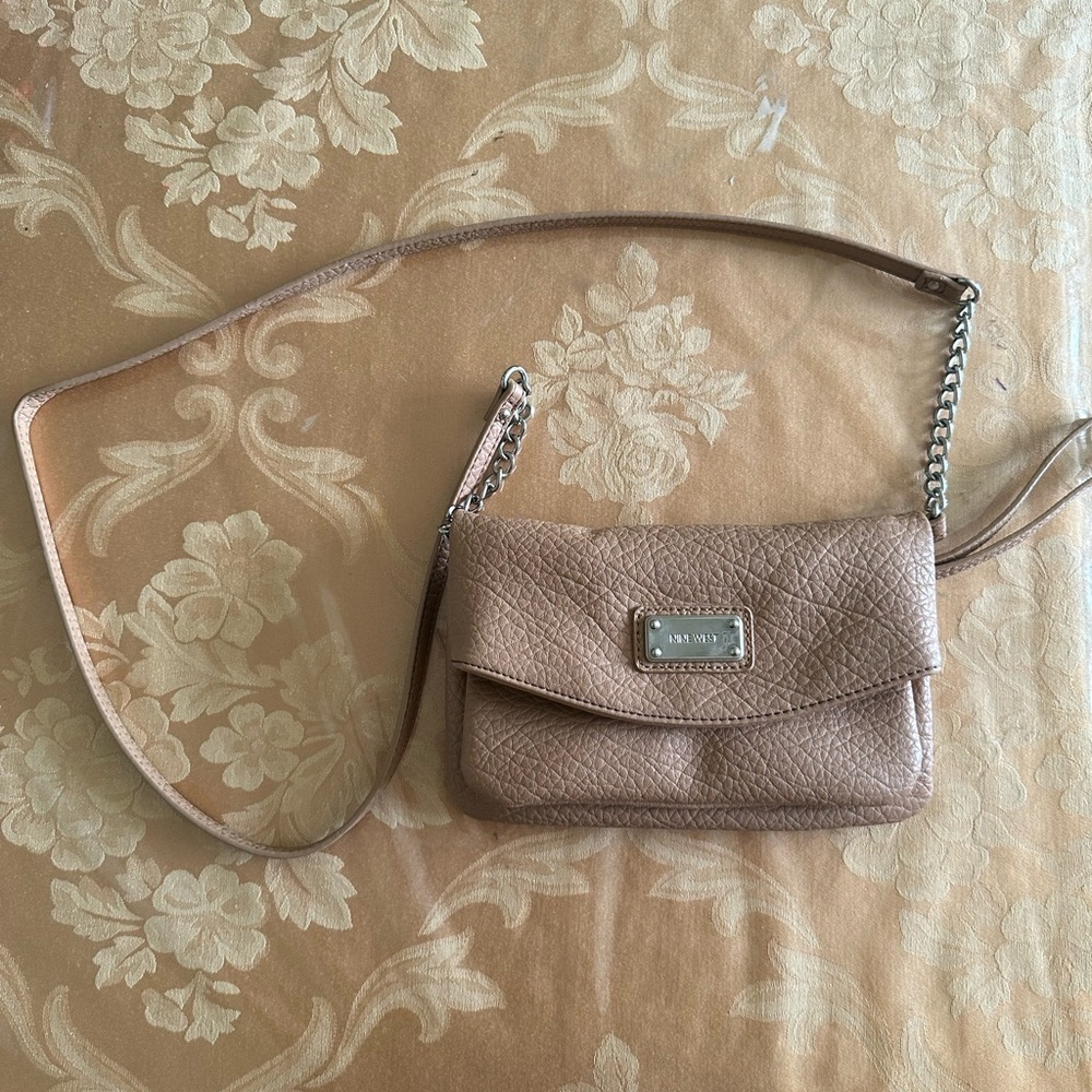 Nine West beige crossbody bag